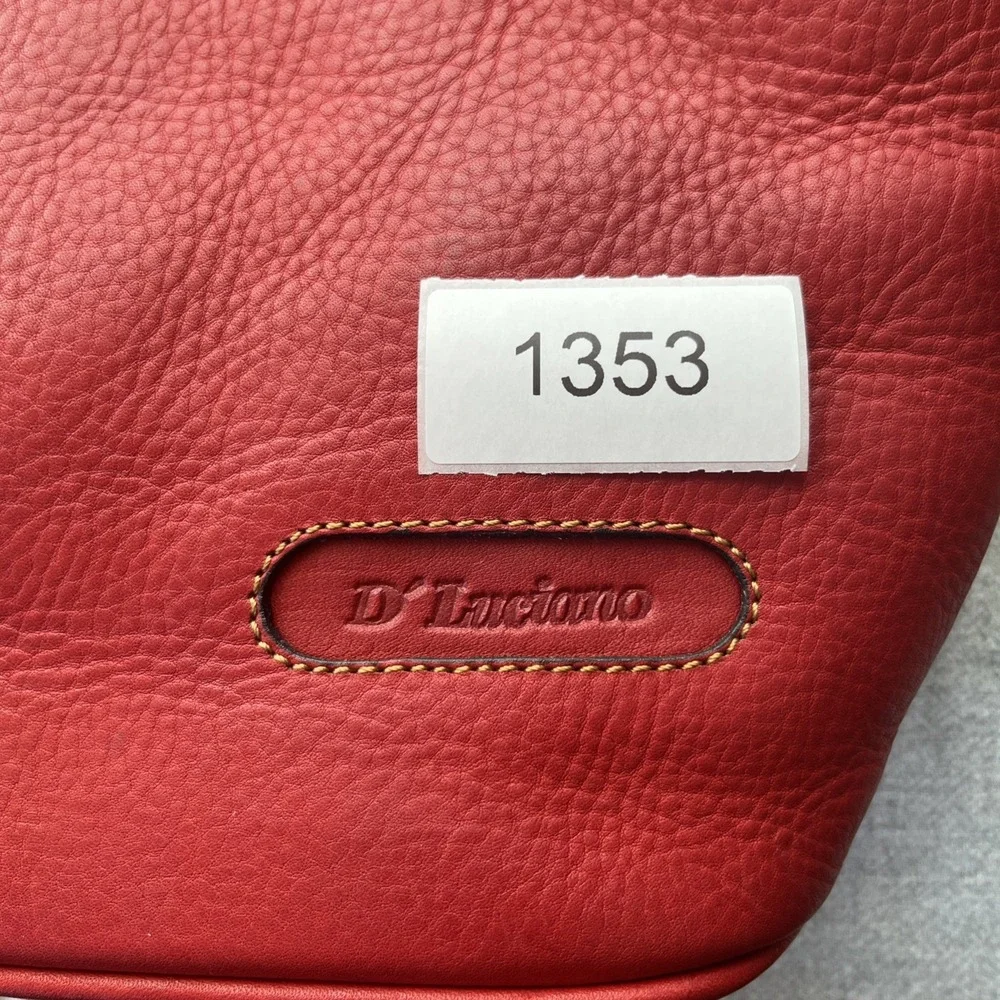 D'Luciano Moda‎ Mexico Red Leather Shoulder Bag